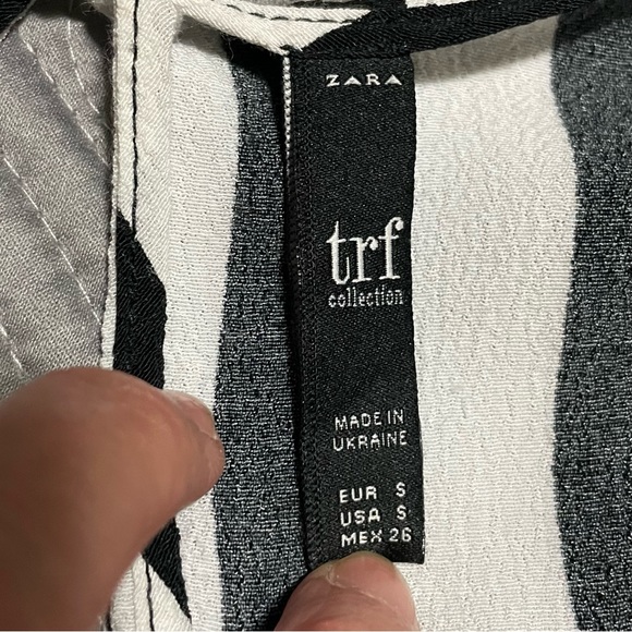 Zara Wrap Striped Romper - Picture 6 of 9